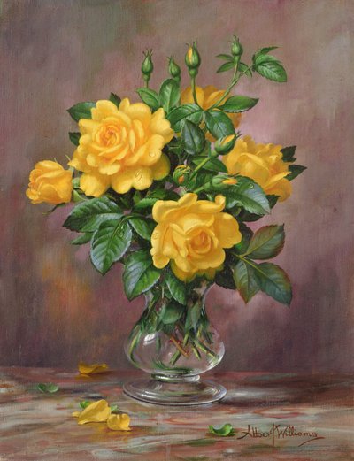 Rose Gialle Radianti da Albert Williams